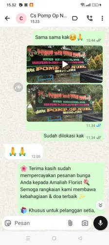 Testimonial Papan Bunga parit mayor