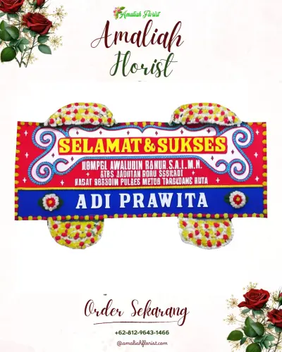 Karangan Bunga Ucapan Selamat parit mayor